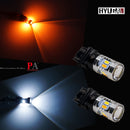 LED Switchback DRL-Turn Signal Bulb White / Yellow  3157 1157 BAY15D with 5630 12 SMD Chip (1 Pair) Per-Accurate Incorporation