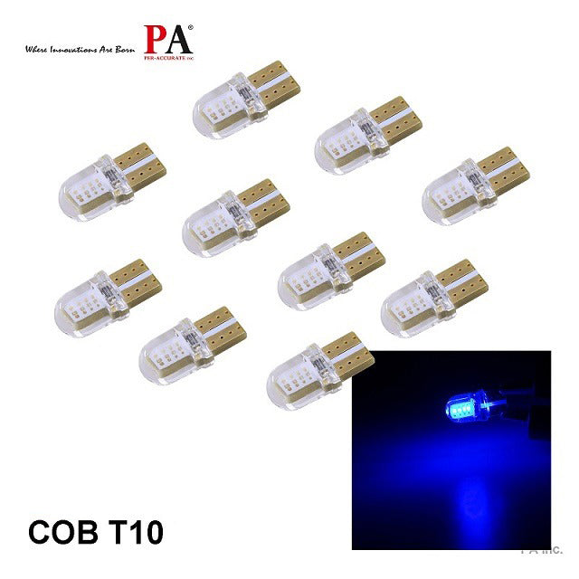 2 COB T10 LED Automotive Bulb For Instrument Dashboard Cluster, Interior, Map Light, Dome Light, Trunk Light, Door Light Per-Accurate Incorporation