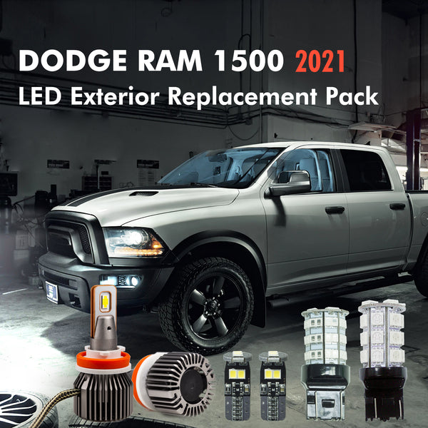 Kit for 2021 Dodge Ram 1500 LED Exterior Replacement Package (headlight, reverse light, brake light, side marker) Per-Accurate Incorporation