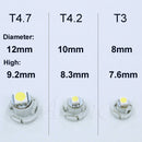 PA T3 T4.2 T4.7 12V Auto LED Dash Board Cluster Gauges Lights Bulb Per-Accurate Incorporation