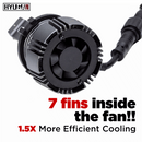 LED Auto Headlight H7 Built-in Decoder For VW (Tiguan Golf GTI SportWagen) Benz Vito HYUGA Per-Accurate Incorporation